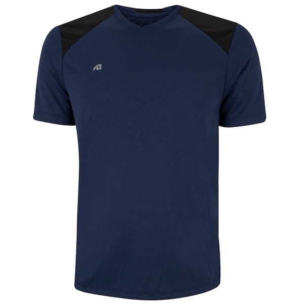 Imagem principal Camiseta Adams Manga Curta Fardamento Futebol Dry Adams AZUL ESC/PRETO