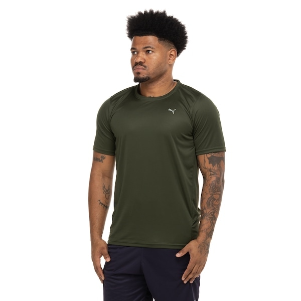 Imagem principal Camiseta Masculina Puma Manga Curta Performance SS Puma VERDE ESCURO