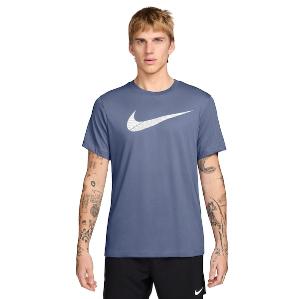 Imagem principal Camiseta Masculina Nike Dri-Fit Tee 2 Yr Swoosh Nike AZUL ESCURO