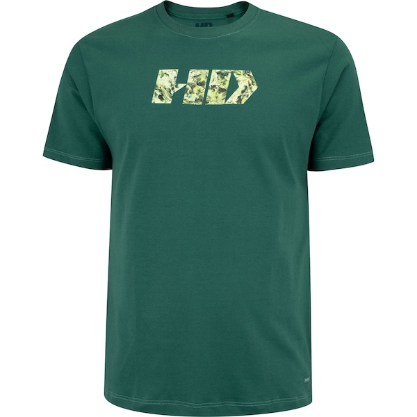 Imagem principal Camiseta Masculina HD Manga Curta Stones 9525A Hawaiian Dreams VERDE ESCURO