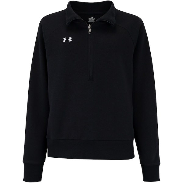 Imagem principal Blusão Feminino Under Armour sem Capuz Essential Fleece Under Armour PRETO/BRANCO