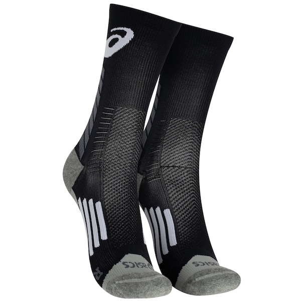 Imagem principal Meia Rally Crew Cano Alto Tamanho 34-38 ASICS Adulto ASICS PRETO/BRANCO