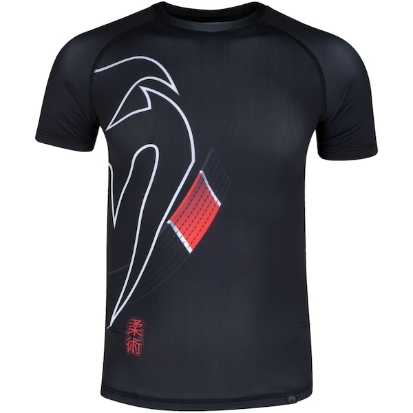 Imagem principal Camiseta Masculina Venum Manga Curta Rashguard Black Belt Dark Venum PRETO