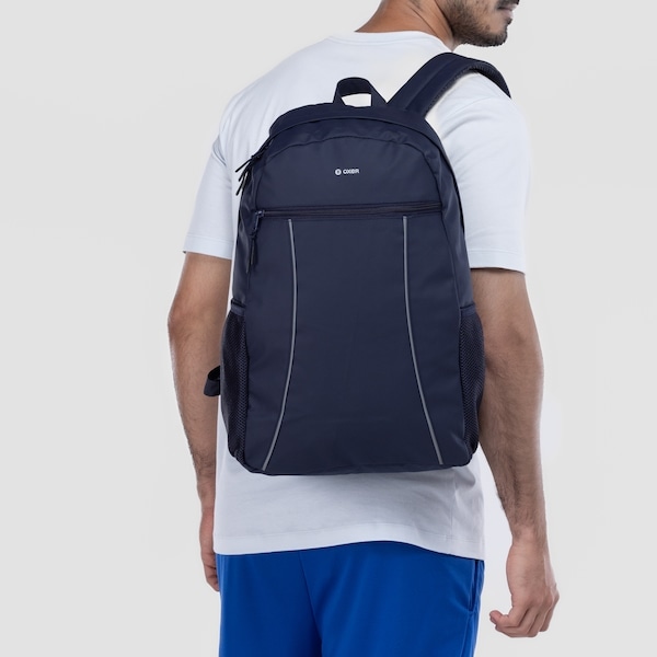 Imagem principal Mochila Oxer Lumi Refletiva Oxer AZUL ESCURO/PRATA