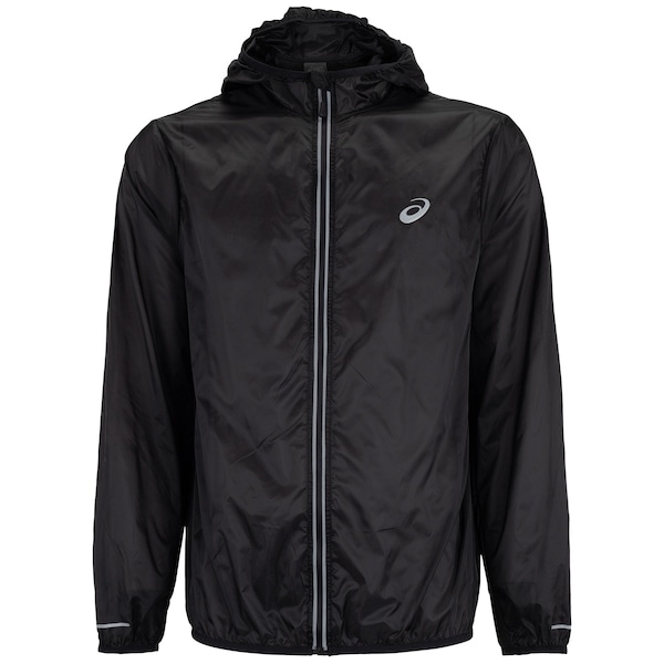 Imagem principal Jaqueta Masculina ASICS com Capuz Ultraleve Packable Repelente à Água ASICS PRETO