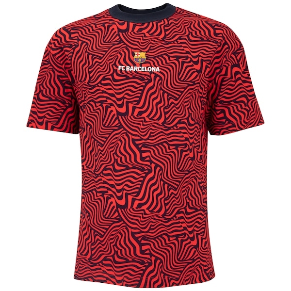 Imagem principal Camiseta do Barcelona Masculina Oversize Barcelona VERMELHO/AZUL ESC