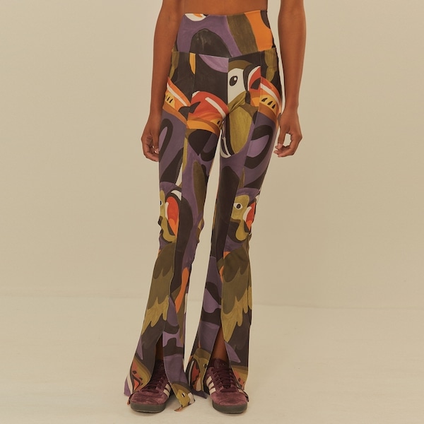 Imagem principal Calça Feminina Farm Flare Voo Doce FARM PRETO/AZUL