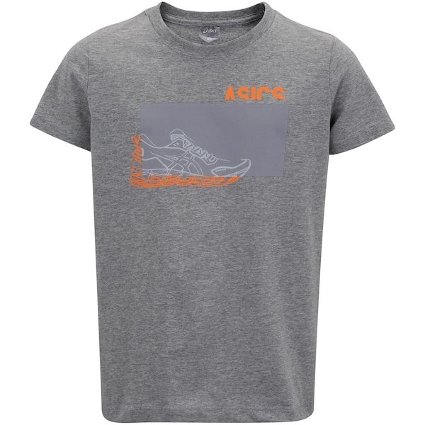 Imagem principal Camiseta Infantil ASICS Manga Curta Sneaker Casual ASICS MESCLA