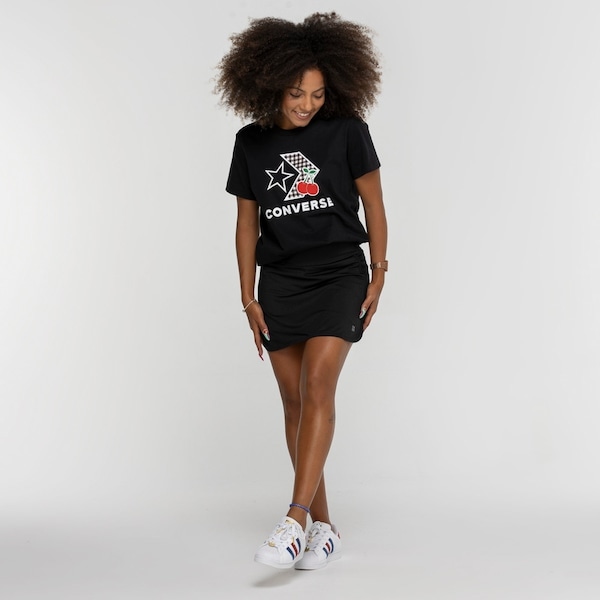 Imagem principal Camiseta Converse Manga Curta Graphic Converse PRETO