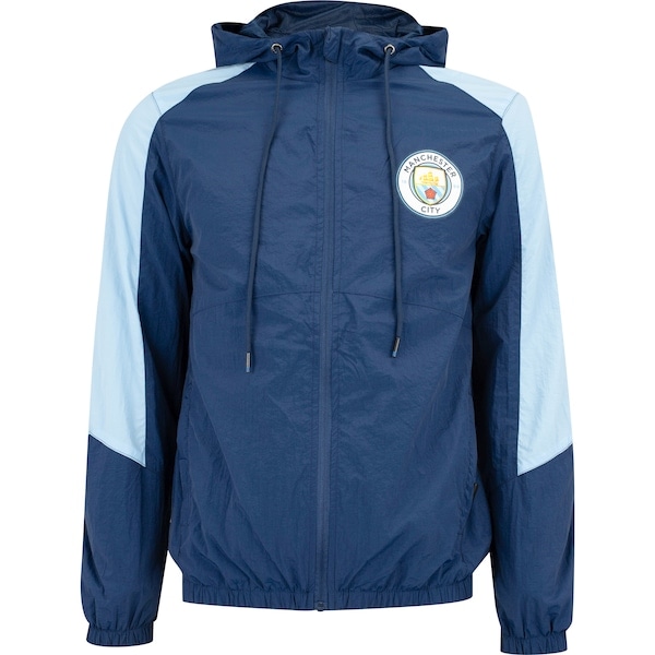 Imagem principal Jaqueta Corta-Vento do Manchester City Balboa Masculina com Capuz Balboa AZUL ESCURO