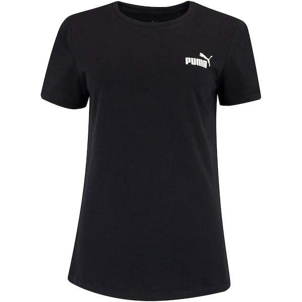Imagem principal Camiseta Feminina Puma Manga Curta Essentials Small Logo Tee Puma PRETO