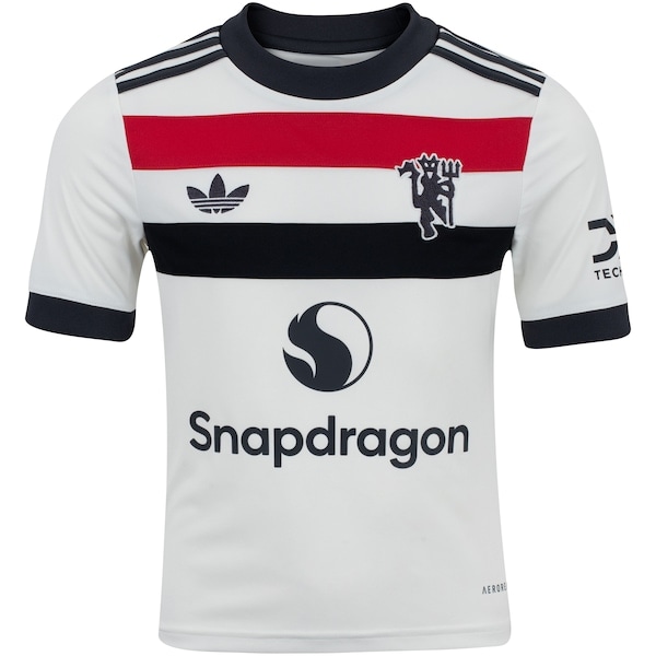 Imagem principal Camisa do Manchester United III 24/25 adidas Infantil Torcedor Adidas BRANCO