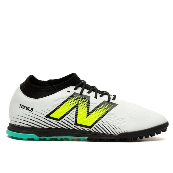 Imagem principal Chuteira Society New Balance Tekela Magique TF V4 Adulto New Balance BRANCO/PRETO