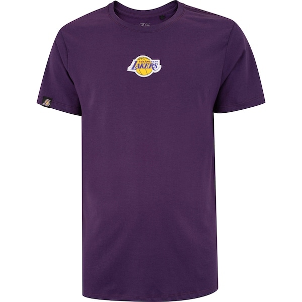 Imagem principal Camiseta do Los Angeles Lakers NBA Masculina Core N0652 NBA ROXO ESCURO