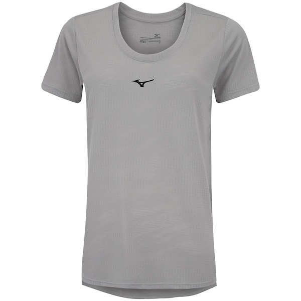 Imagem principal Camiseta Feminina Mizuno Manga Curta Soul Fit Fire Mizuno CINZA CLARO