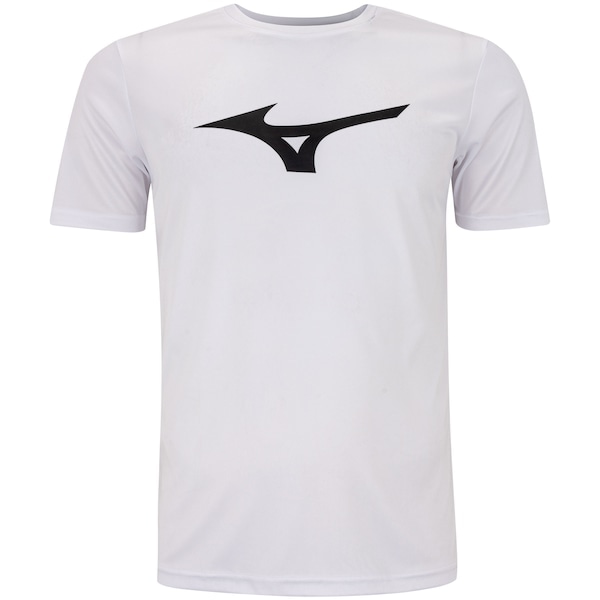 Imagem principal Camiseta Masculina Mizuno Manga Curta Run Spark Mizuno BRANCO/PRETO
