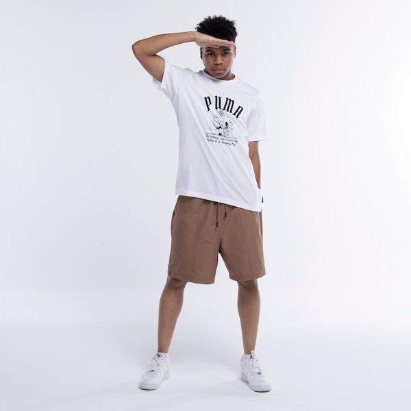 Imagem principal Camiseta Puma Manga Curta Graphics Super Tee Puma BRANCO