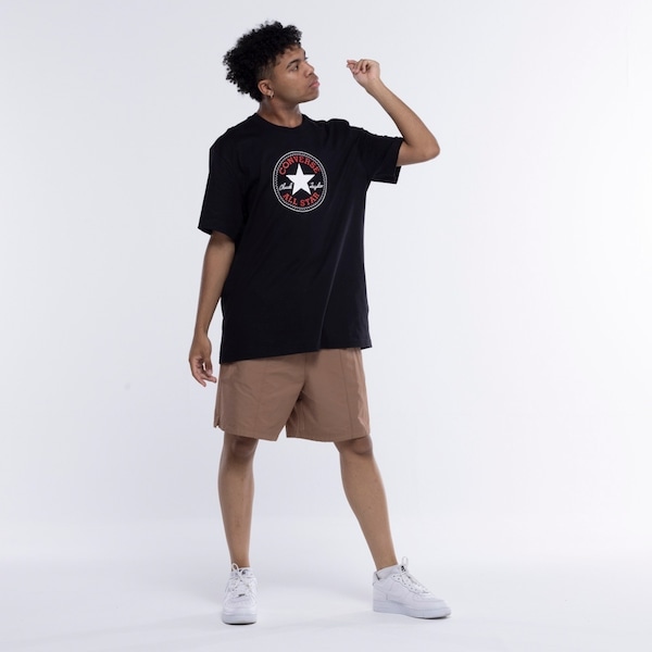 Imagem principal Camiseta Converse Manga Curta Goto Star Che Converse PRETO