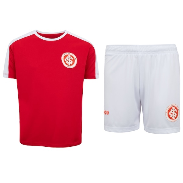 Imagem principal Kit de Uniforme do Internacional Colorado Infantil Camiseta + Calção Betel VERMELHO/BRANCO