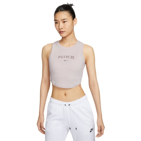Imagem principal Blusa Cropped Nike Sportswear Rib CRP Tank OP Nike ROXO CLARO