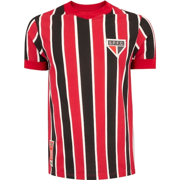 Imagem principal Camiseta do São Paulo Retrô Masculina Sao Paulo VERMELHO/PRETO