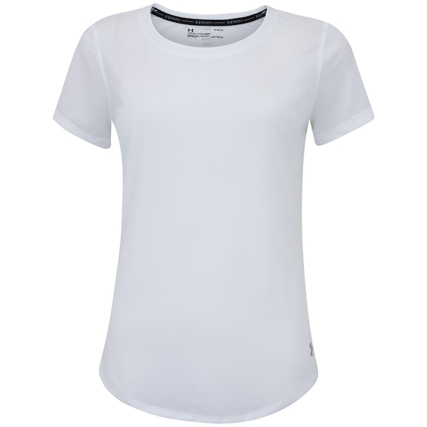 Imagem principal Camiseta Feminina Under Armour Manga Curta Streaker Run Under Armour BRANCO/CINZA ESC