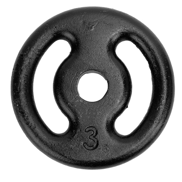 Imagem principal Anilha de Ferro Oxer 3 kg Vazada Oxer PRETO