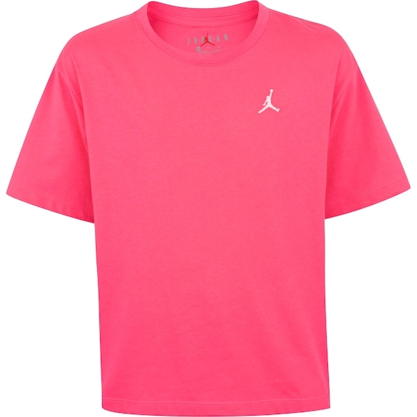 Imagem principal Camiseta Nike Jordan Essential Infantil Nike ROSA ESC/BRANCO