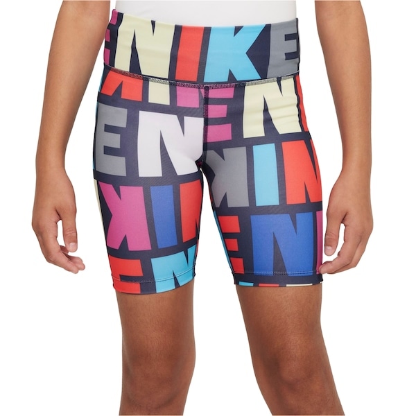 Imagem principal Short Nike Dri-FIT One Logo Print Infantil Nike AZUL ESC/VERMELHO