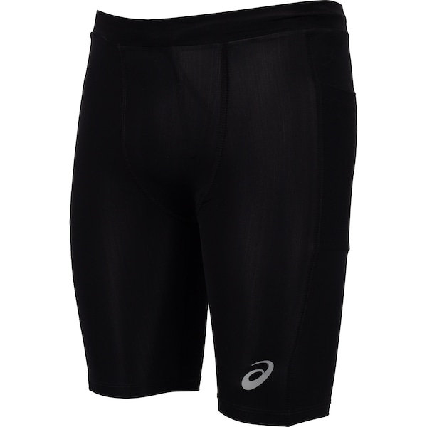 Imagem principal Bermuda ASICS Compressão PWR Refletiva Bolso Externo Masculina ASICS PRETO