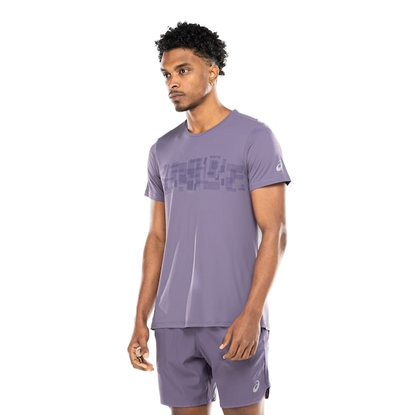 Imagem principal Camiseta Masculina ASICS Manga Curta Estampa Crepe ASICS ROXO