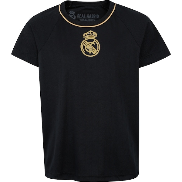 Imagem principal Camiseta do Real Madrid Braziline Juvenil Lenda braziline PRETO