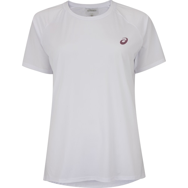 Imagem principal Camiseta Feminina ASICS Manga Curta Emblema Racket UV 50 Antiodor ASICS BRANCO
