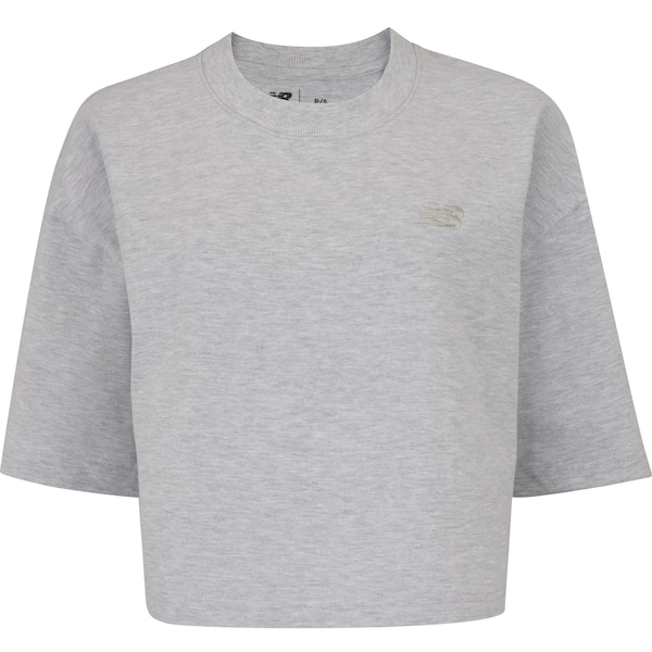 Imagem principal Blusa Cropped Feminina New Balance Small Logo New Balance CINZA MESCLA