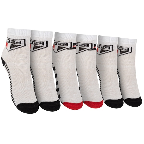 Imagem principal Kit de Meias do São Paulo Rikam Soquete Tamanho 25 ao 28 Rikam BRANCO