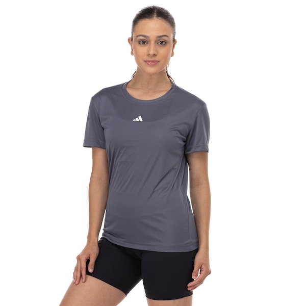 Imagem principal Camiseta Feminina adidas treino Básica Adidas CINZA ESCURO