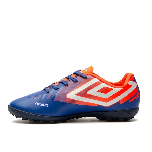 Imagem principal Chuteira Society Umbro Action Júnior Umbro AZUL/VERMELHO