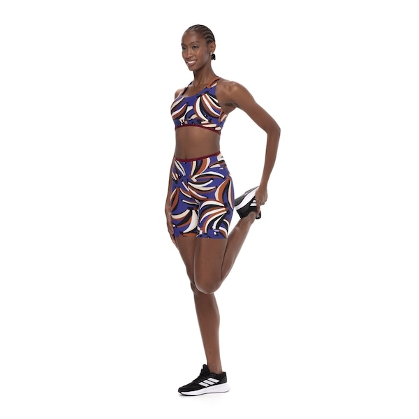 Imagem principal Bermuda Farm Biker Banana Inverno Cós Médio Feminina FARM AZUL ESC/MARROM