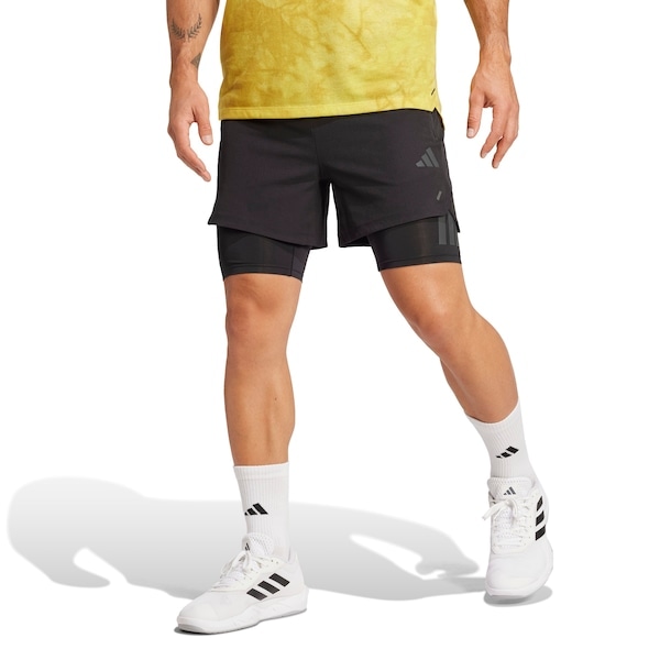 Imagem principal Bermuda adidas Power 2 em 1 Masculina Adidas PRETO/CINZA ESC
