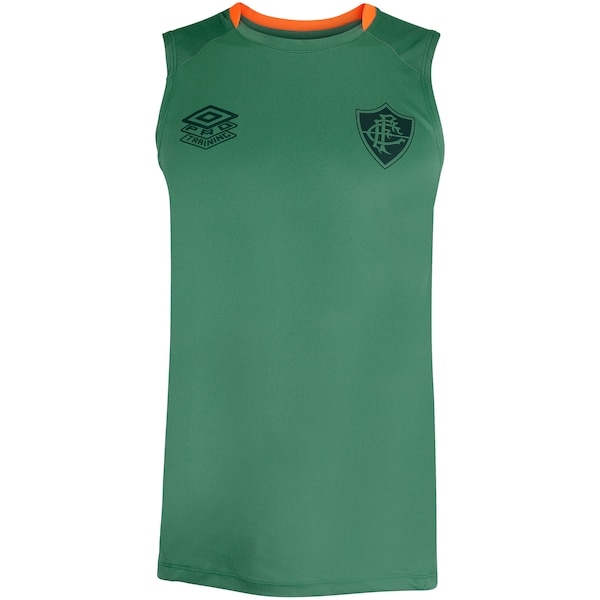 Imagem principal Camiseta Regata do Fluminense Treino 25/26 Umbro Masculina Umbro VERDE/LARANJA