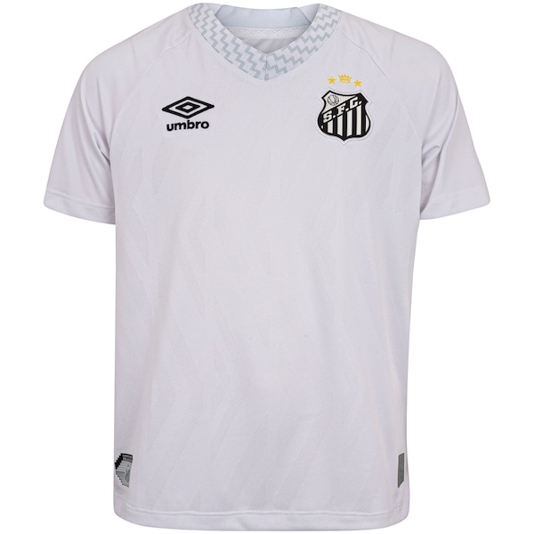 Imagem principal Camisa do Santos I 25 Umbro Infantil Umbro BRANCO/CINZA