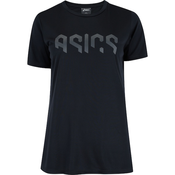 Imagem principal Camiseta ASICS Logo Treino UV 30 Feminina ASICS PRETO