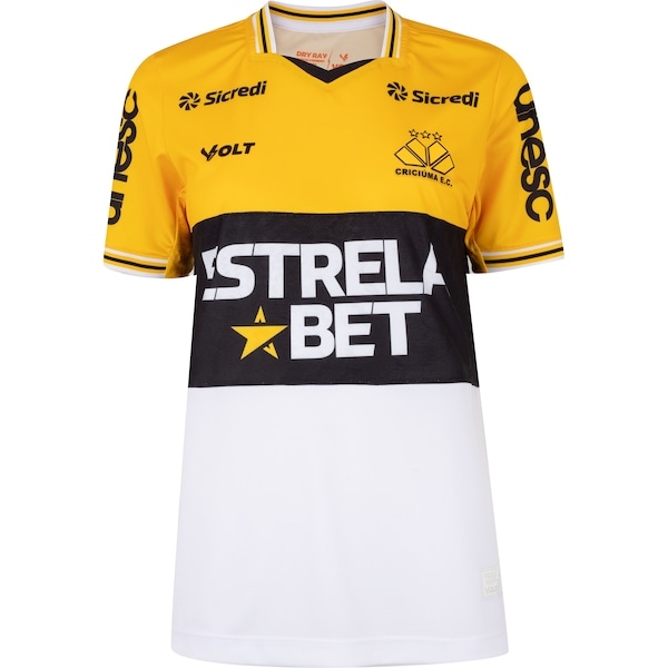 Imagem principal Camisa do Criciúma I 25/26 Torcedor Volt Feminina Volt SORTIDA