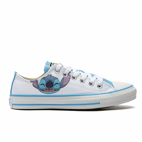 Imagem principal Tênis Unissex Converse X Disney Stitch Chuck Taylor All Star Converse BRANCO/AZUL CLA