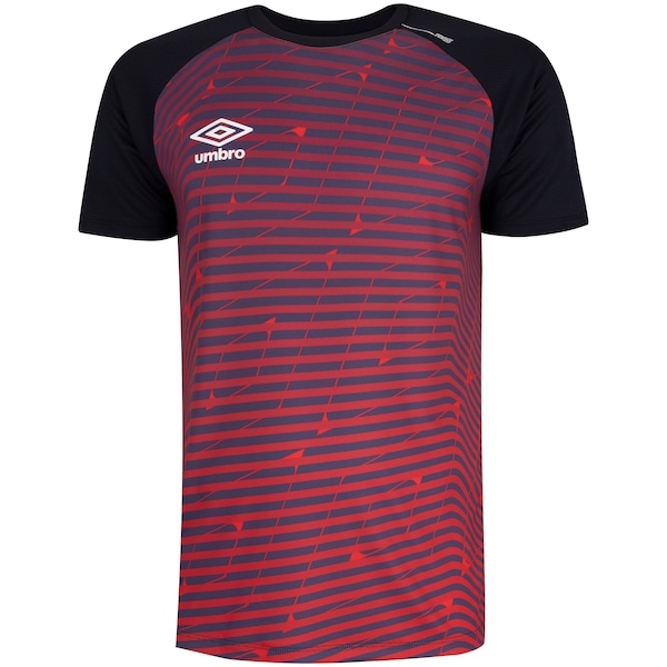 Imagem principal Camiseta Umbro Pro5 Unissex Umbro PRETO/VERMELHO
