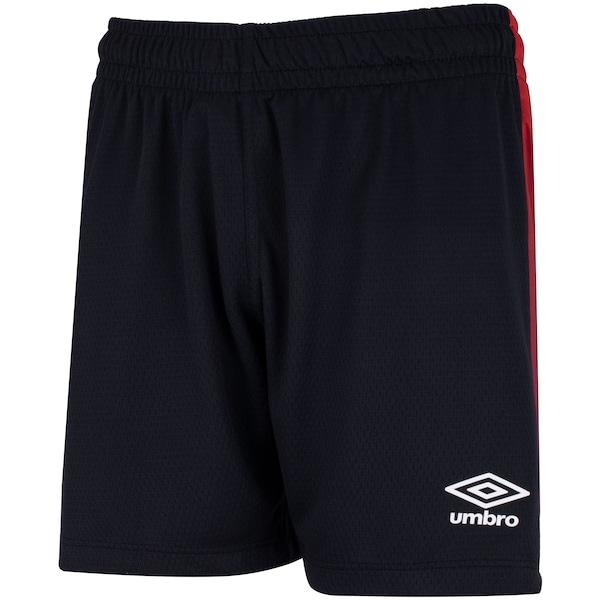 Imagem principal Calção Umbro Pro 5 Juvenil Umbro PRETO/VERMELHO