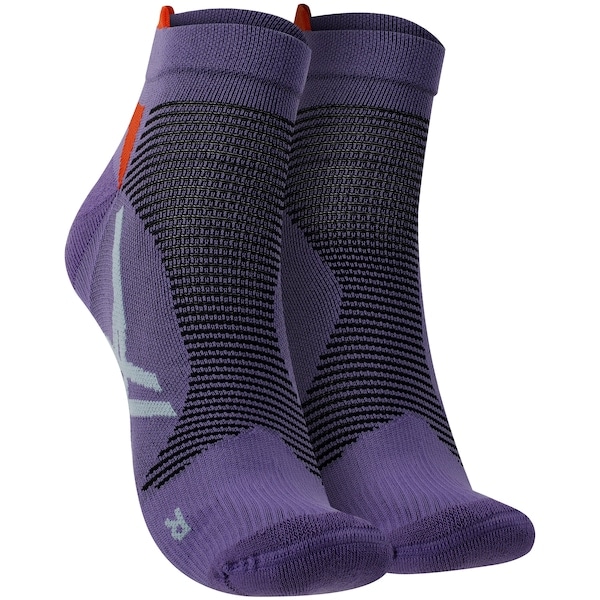 Imagem principal Meia Para Corrida Cano Médio ASICS Tech Single Adulto ASICS ROXO ESC/LARANJA