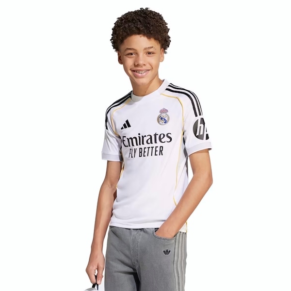 Imagem principal Camisa do Real Madrid 25/26 Torcedor adidas Juvenil Adidas BRANCO