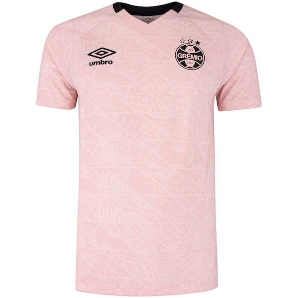 Imagem principal Camisa do Grêmio 25/26 Torcedor Outubro Umbro Masculina Umbro ROSA/PRETO