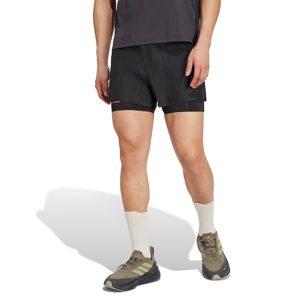 Imagem principal Bermuda 2 em 1 adidas Adi365 H.Koumori Running Masculina Adidas PRETO